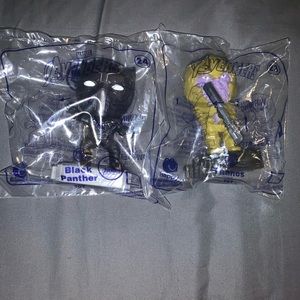 Thanos and black panther mc Donald’s toys